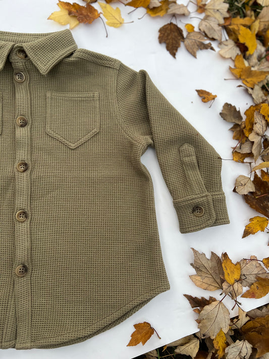 Waffle Shacket - Adult