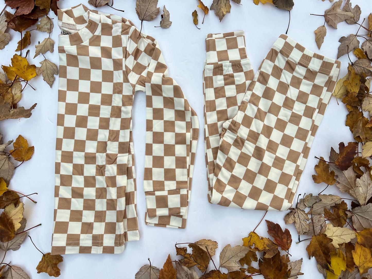 Checkerboard Bamboo Sleepy Set