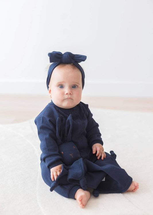 Brushed Playsuit | Deep Blue