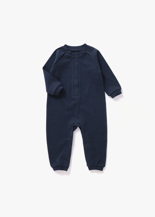Brushed Playsuit | Deep Blue