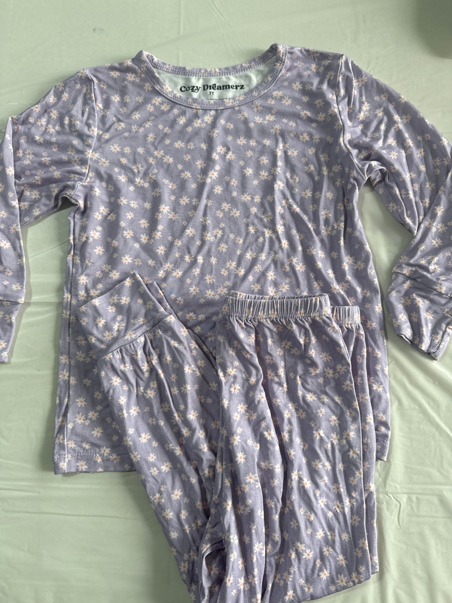 Purple flower bamboo sets