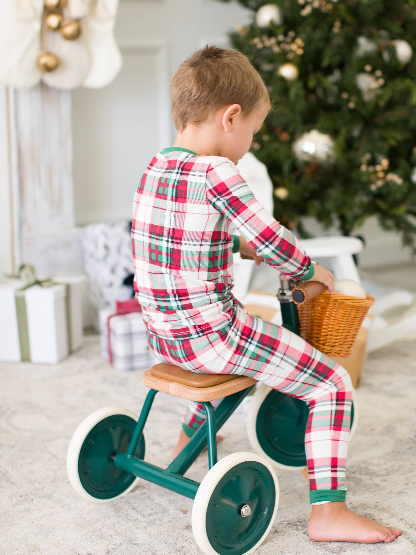 Dashing Dreams Plaid Modal Long Sleeve Pajama Set