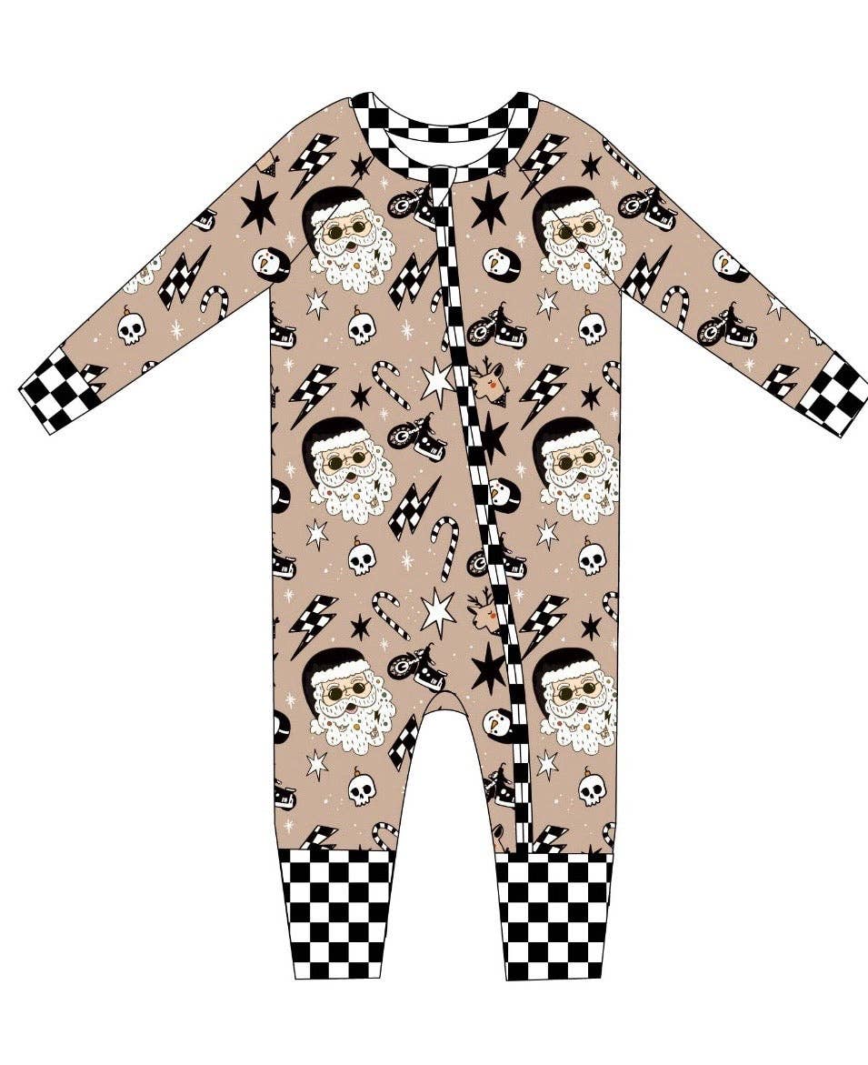 Rad Santa Christmas Bamboo Sleeper