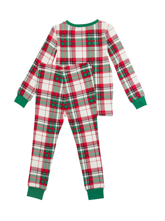 Dashing Dreams Plaid Modal Long Sleeve Pajama Set