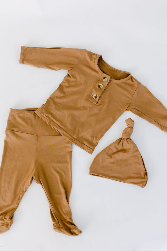 Outfit & Hat Bundle - Camel