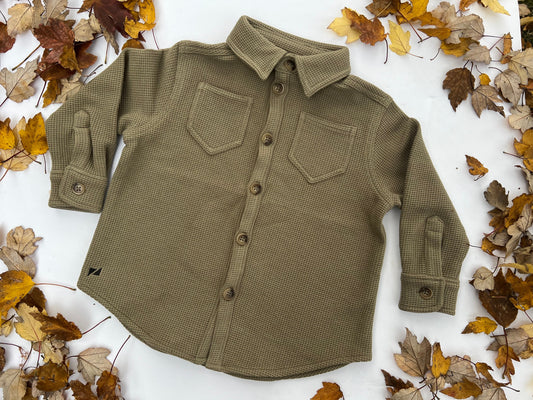 Waffle Shacket - Adult