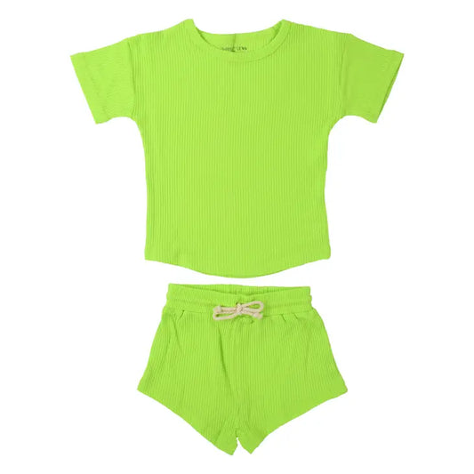 Lime Green Waffle Set