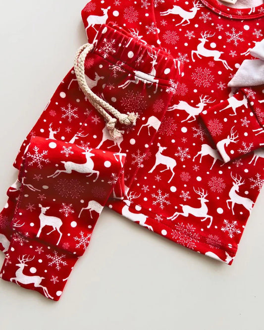 Red Reindeer Lounge Set