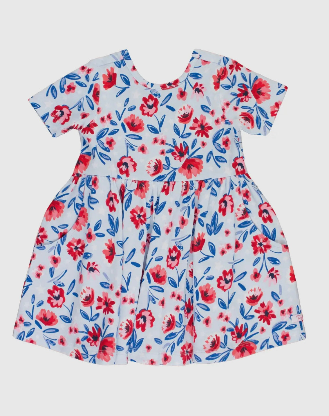 Morning Glory Short Sleeve twirl dress