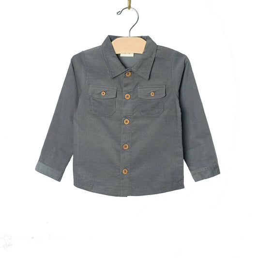 Button Up Shirt- Granite