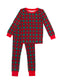 Merry Memories Plaid Bamboo Viscose Long Sleeve Pajama Set: Redi