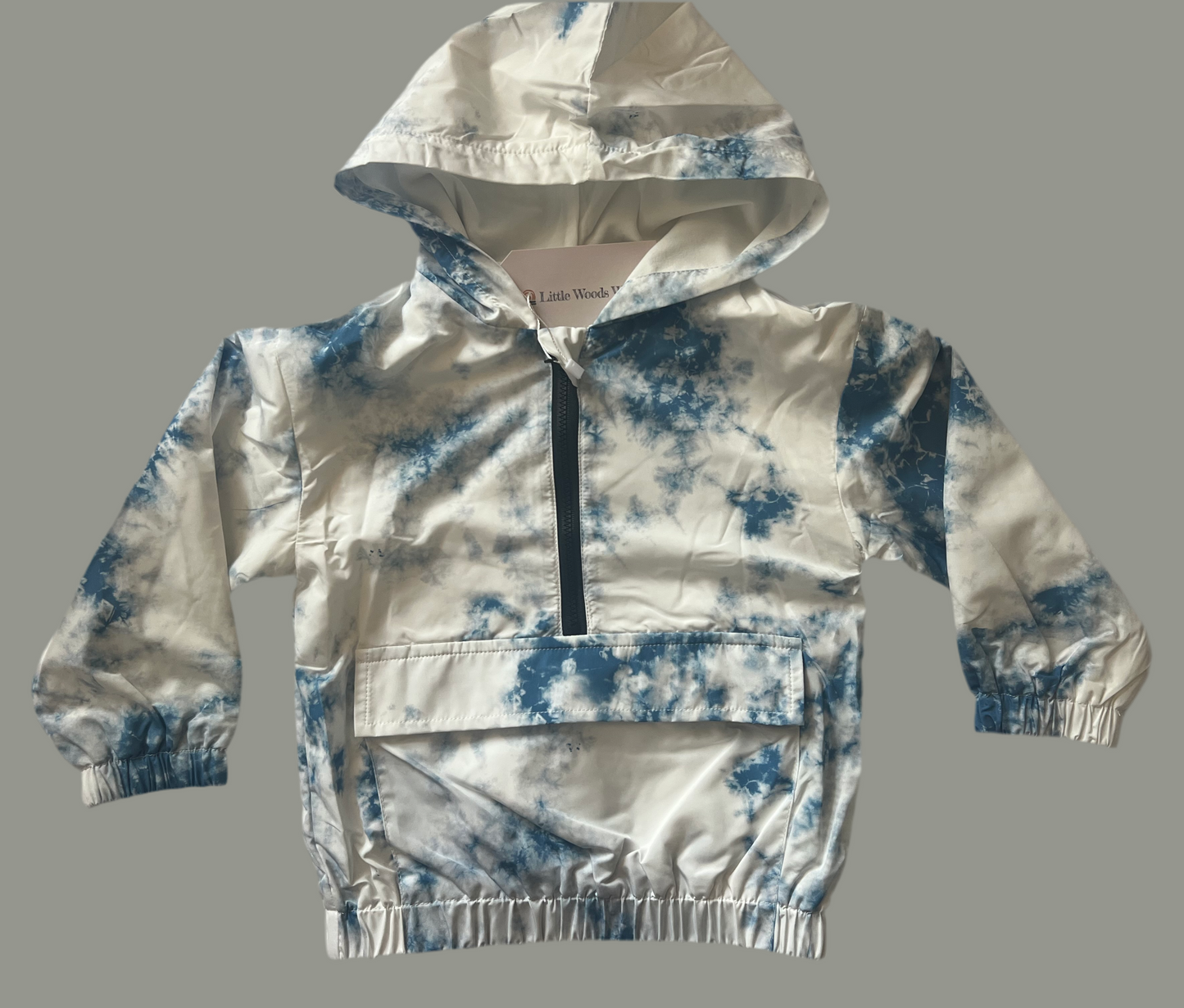 Tie Dye Half Zip Windbreaker