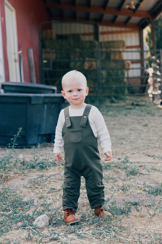 Fleece Overall - Olive