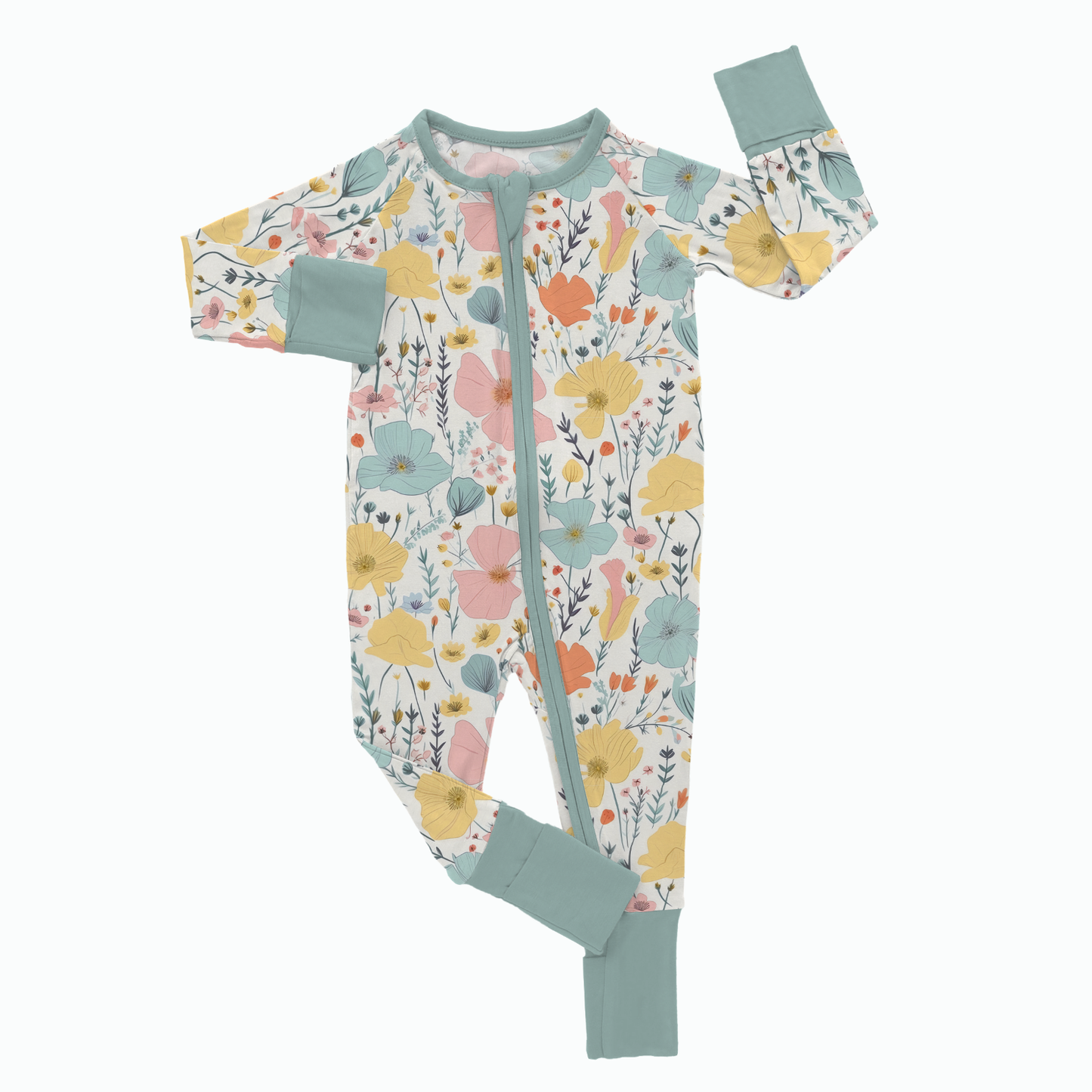 Poppy Zippy Bamboo Romper