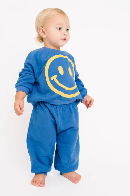 Smile Sweatsuit - Blue