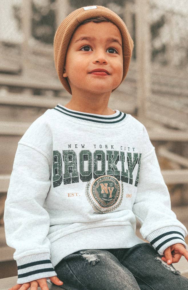 Toddler Vintage Inspired Brooklyn Crew