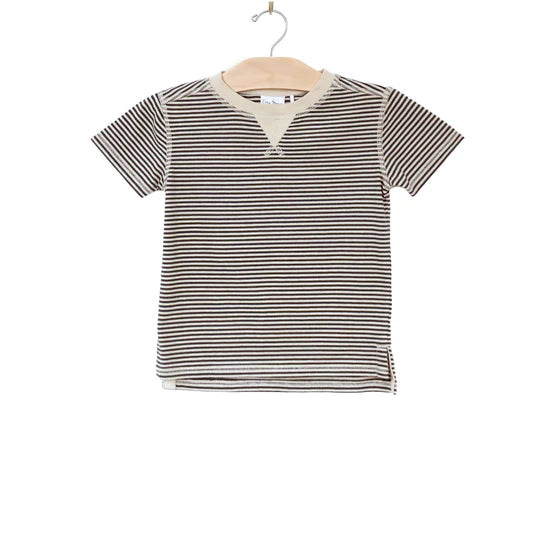 Striped Patch Tee