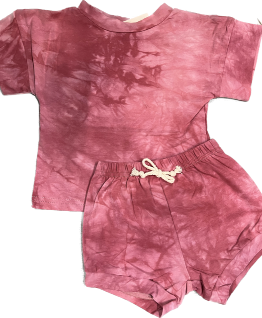 Pink Tie Dye Slouchy Set